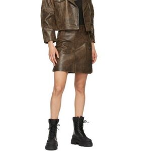 GANNI Black Brush Off Nylon Boots casual classic outdoor winter fashion style